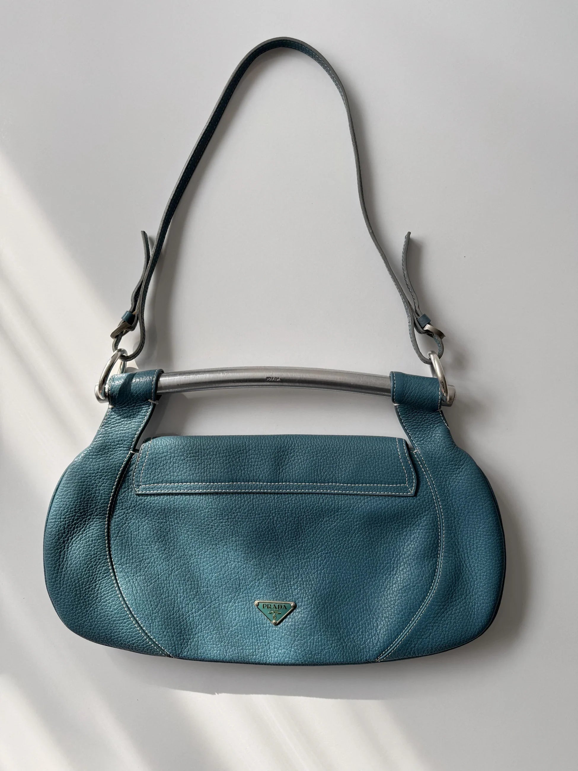 Blue Prada Bag