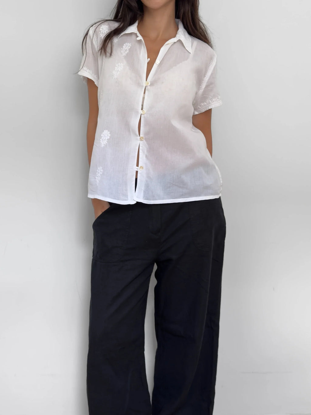 Embroidered Thin Shirt