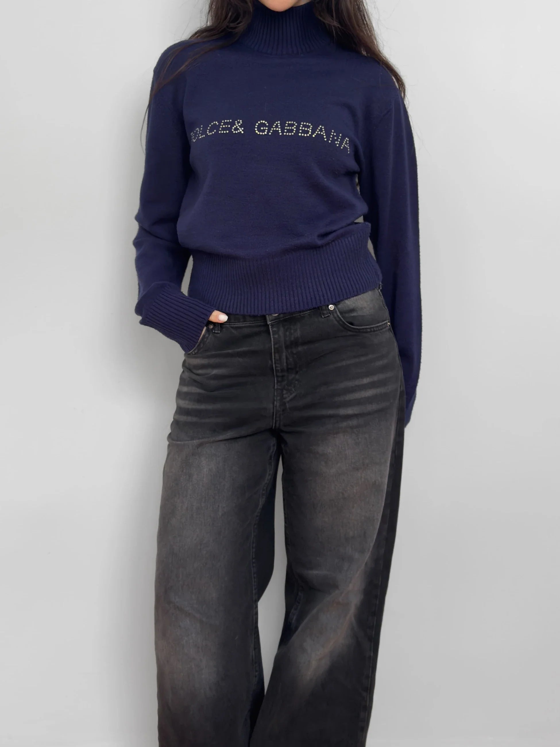 Dolce&Gabbana Stone-Detailed Sweater