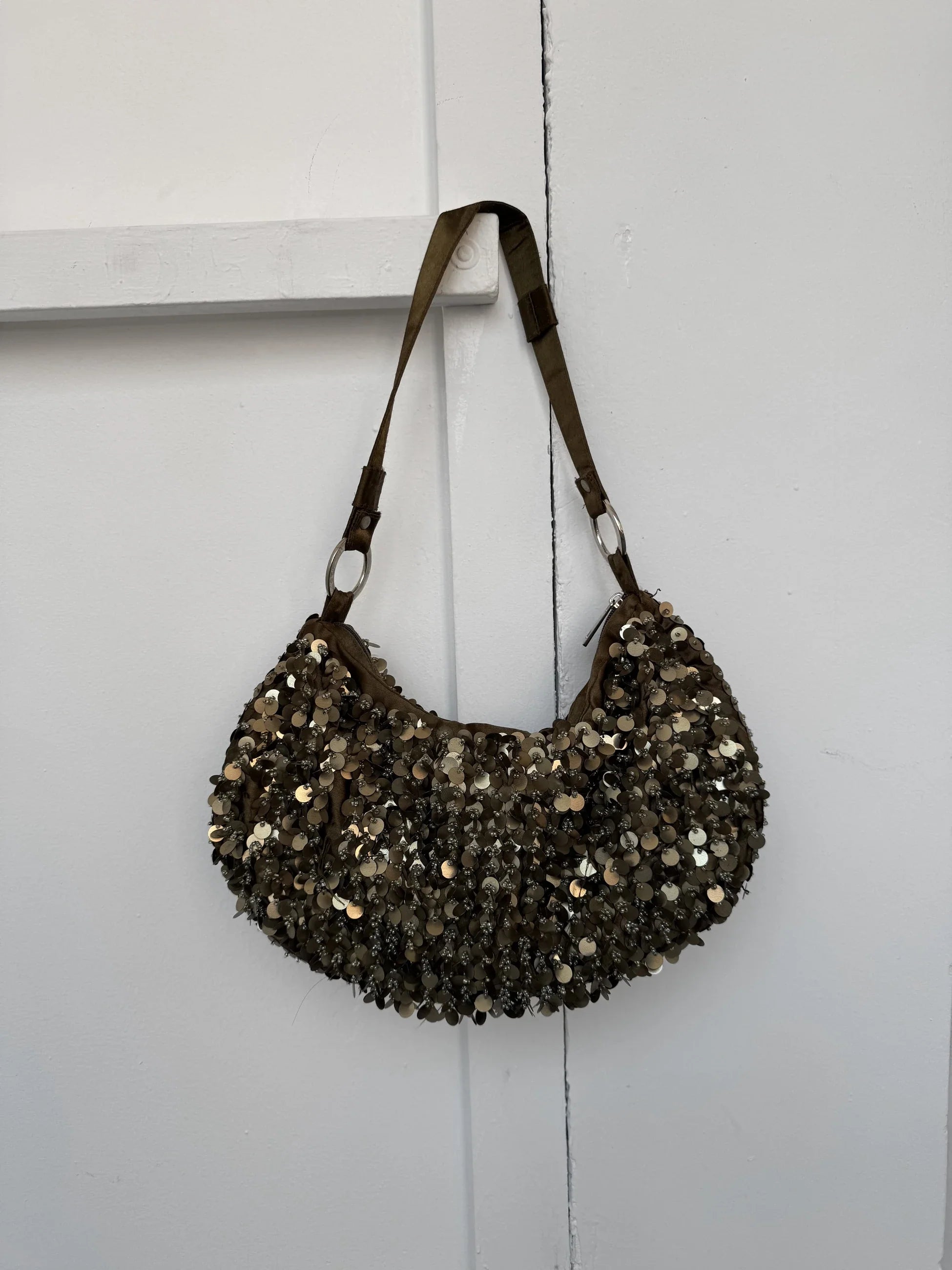 Green Sequin Bag