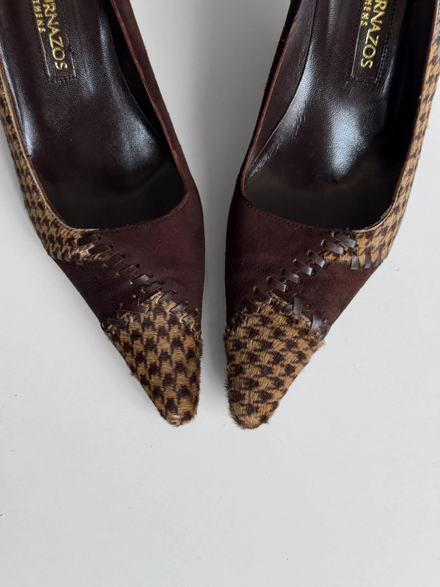 Cowhide Heeled Shoes