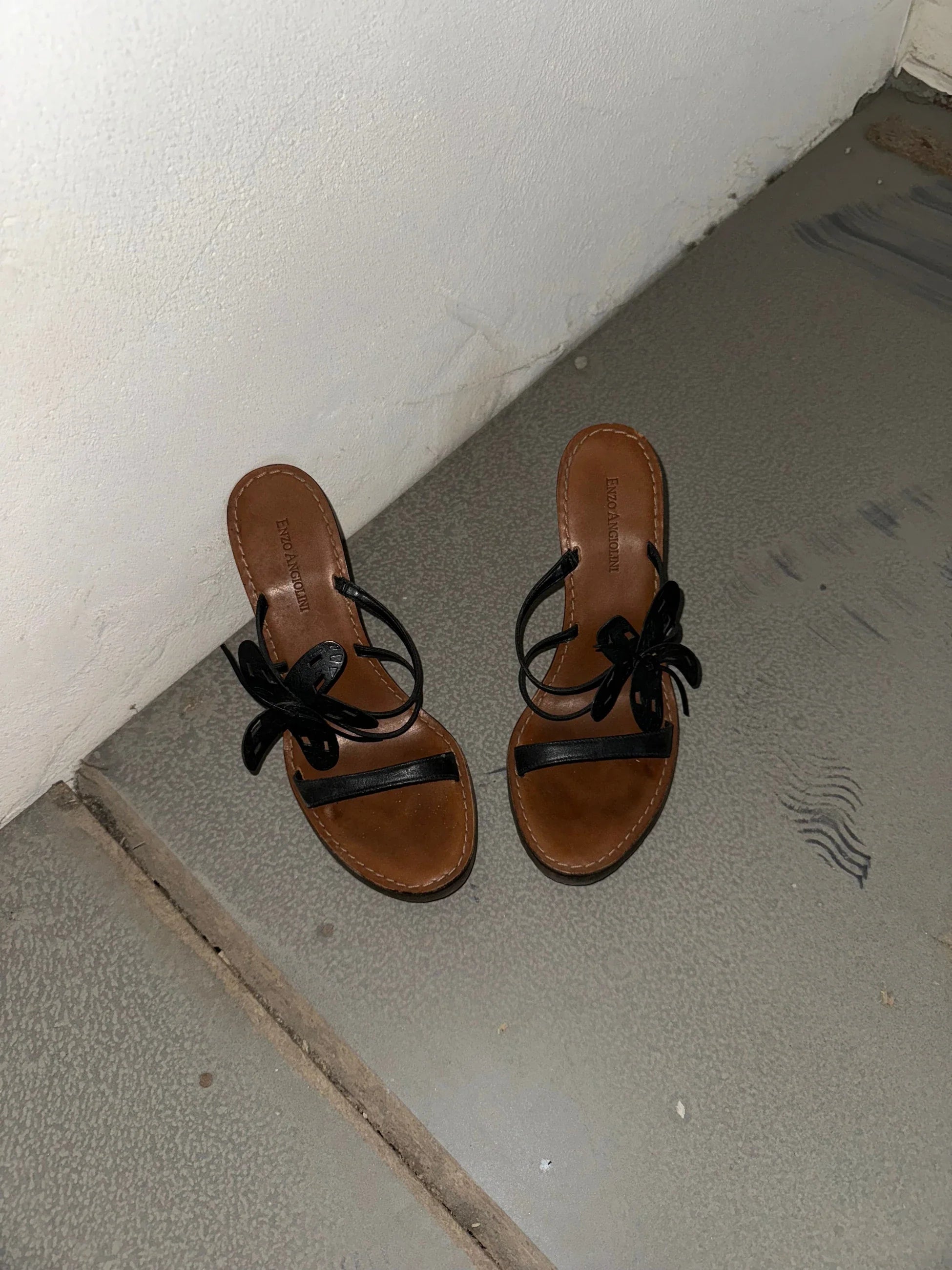 Enzo Angiolini Leather Mules