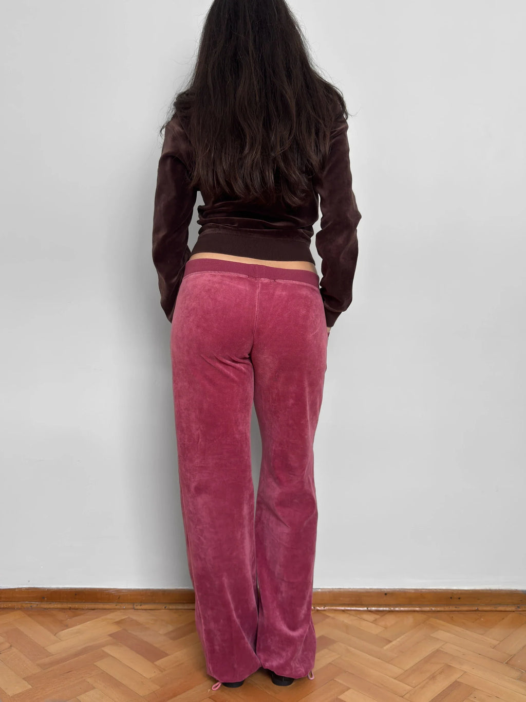 Pink Velvet Sweatpants