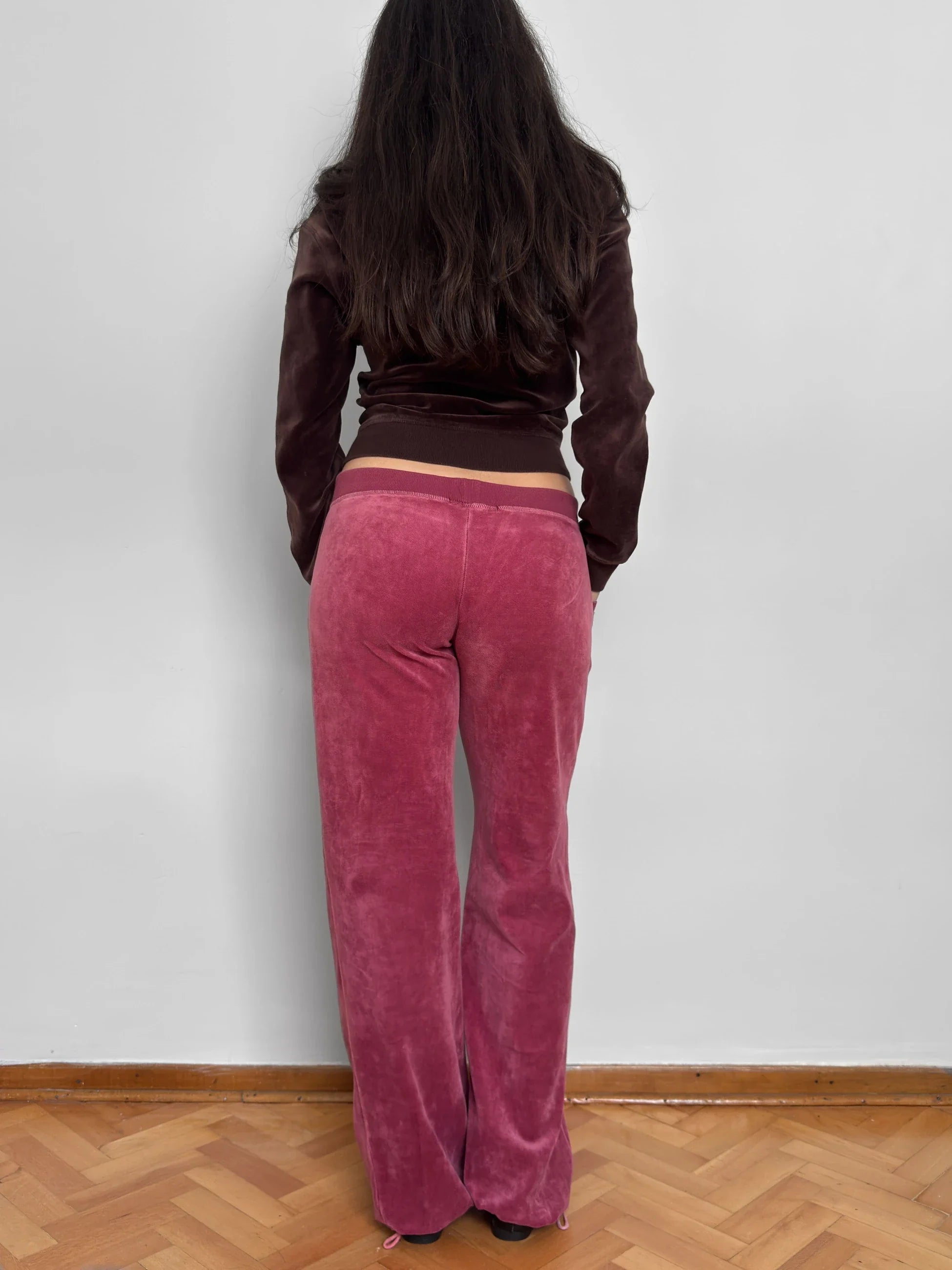 Pink Velvet Sweatpants