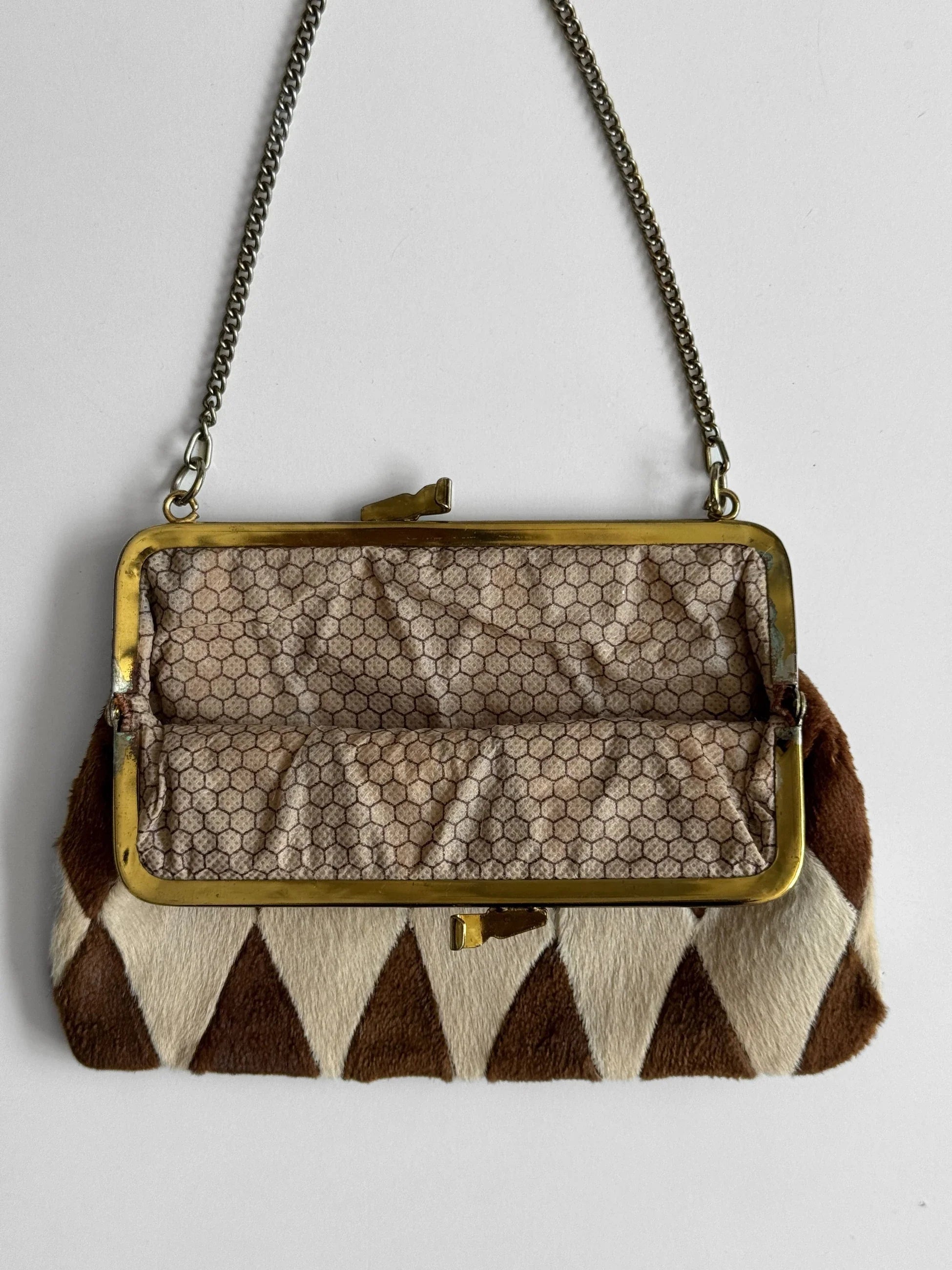Cowhide Clutch Bag
