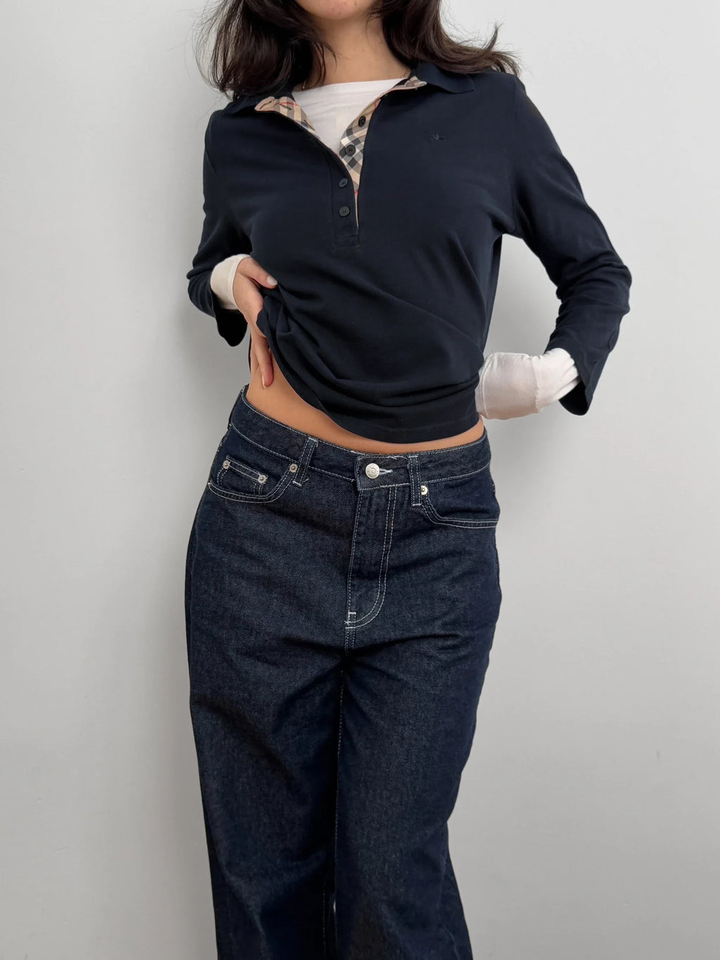 Burberry Three-Quarter Sleeve Blouse