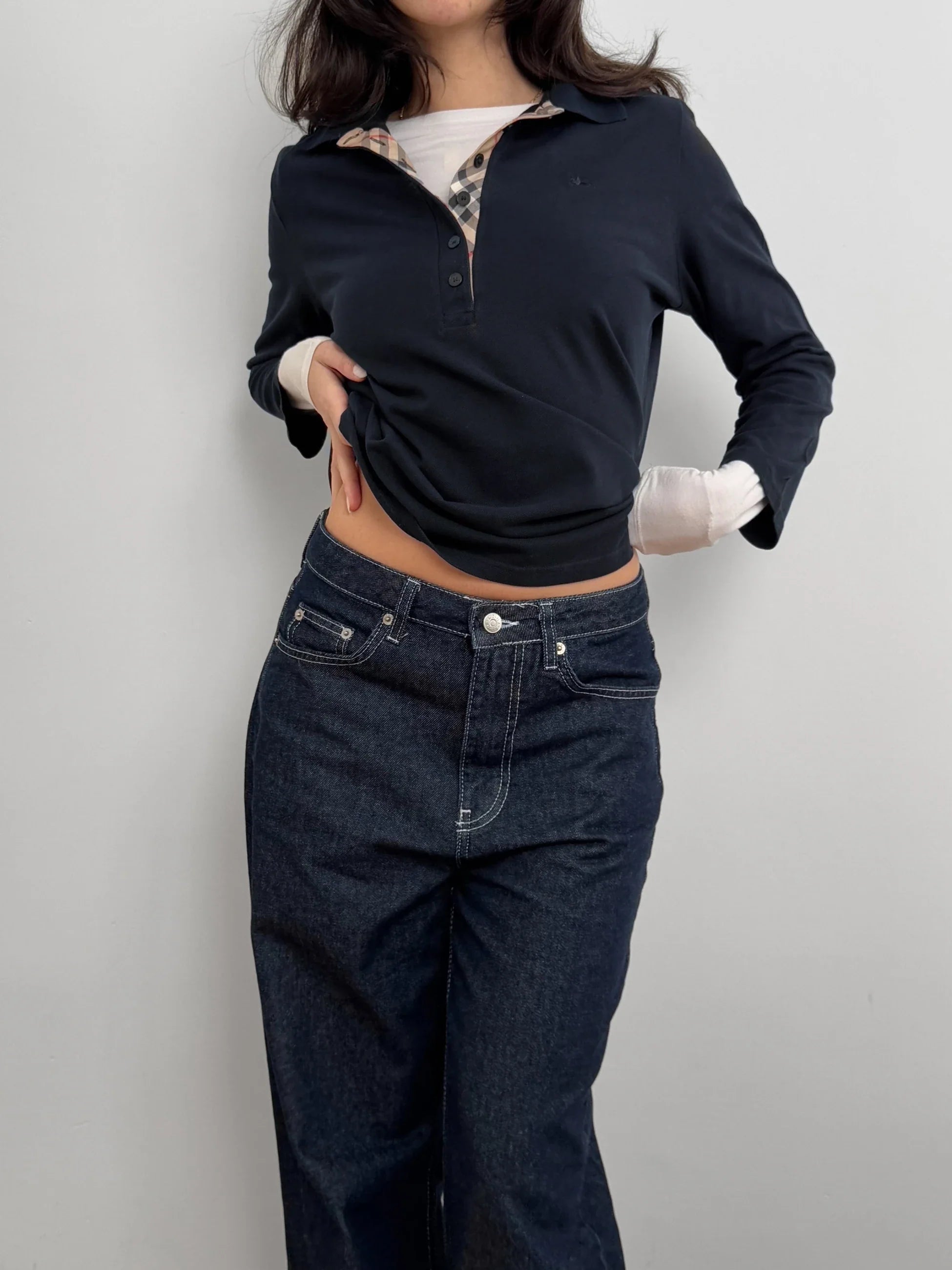 Burberry Three-Quarter Sleeve Blouse