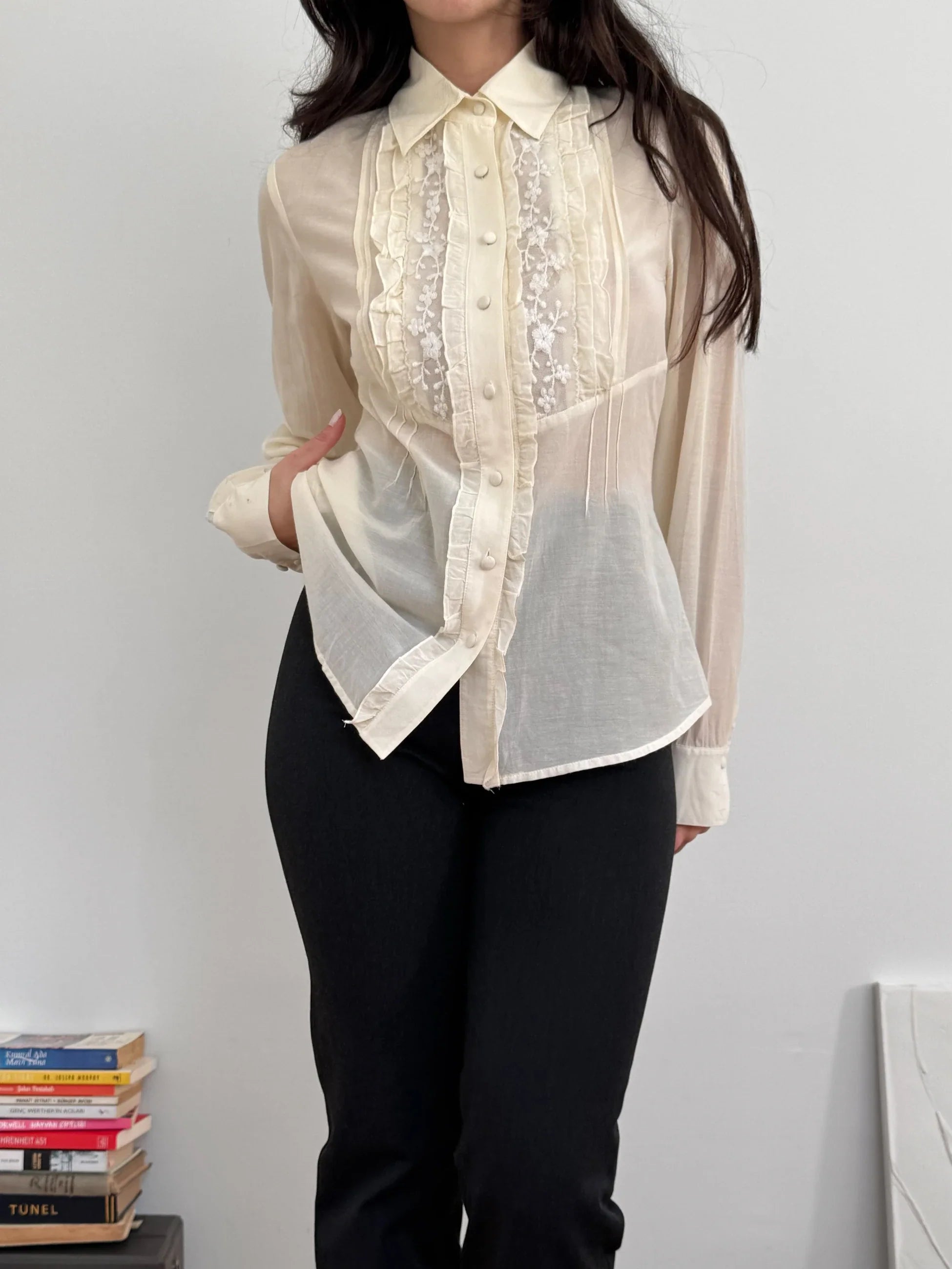 Silk-Cotton Blend Shirt