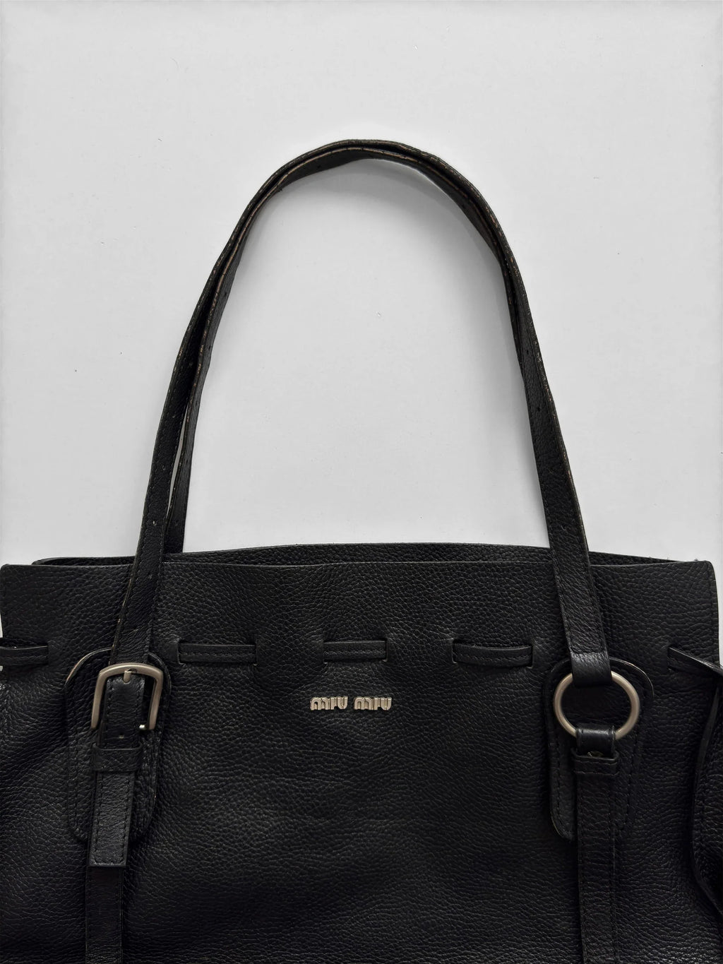 Miu Miu Leather Tote Bag