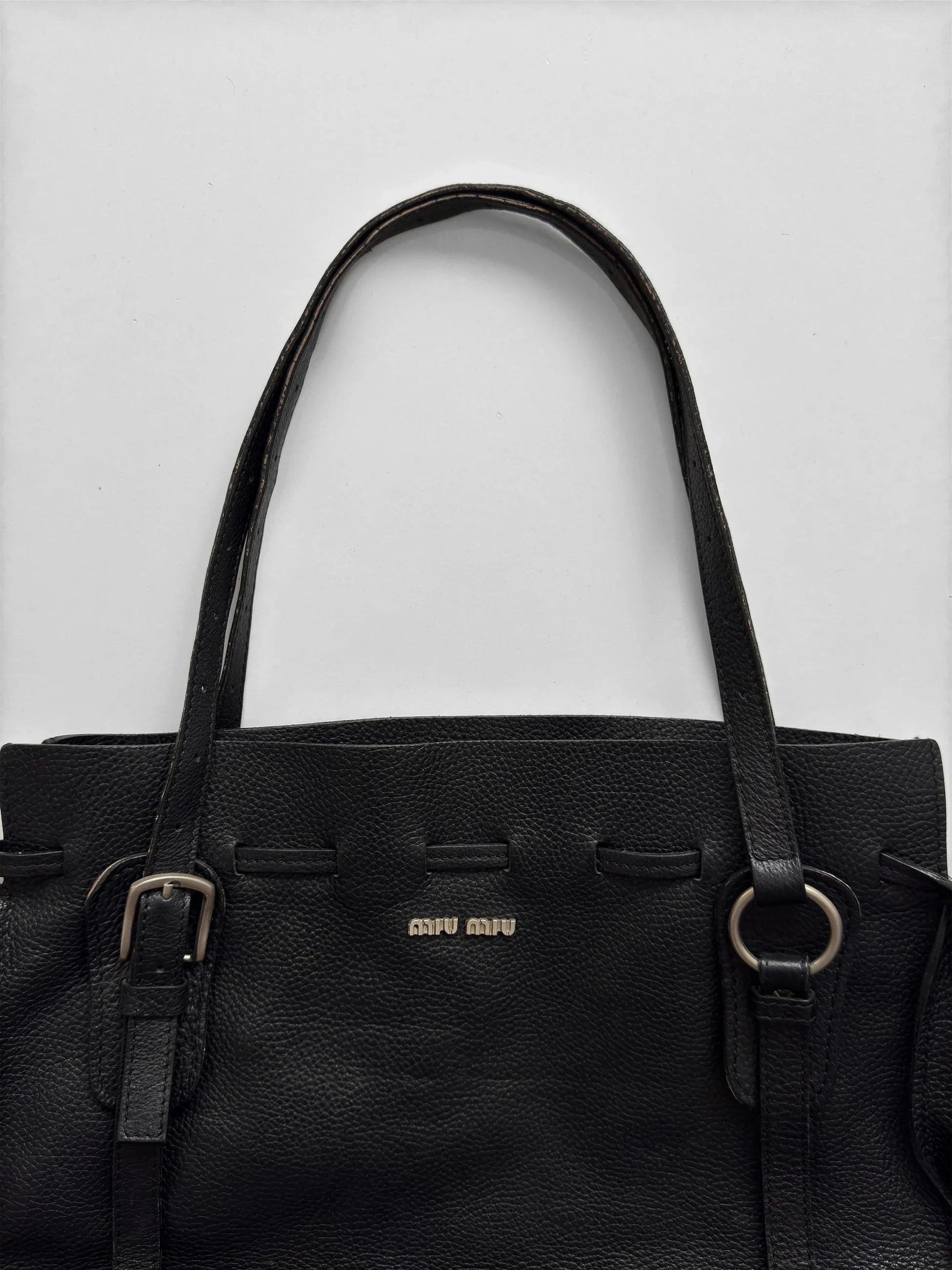 Miu Miu Leather Tote Bag