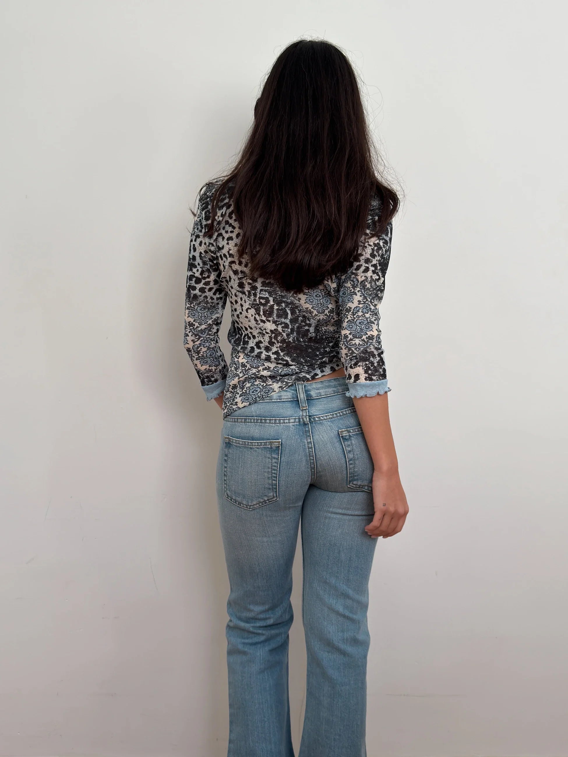 Patterned Shimmer Blouse