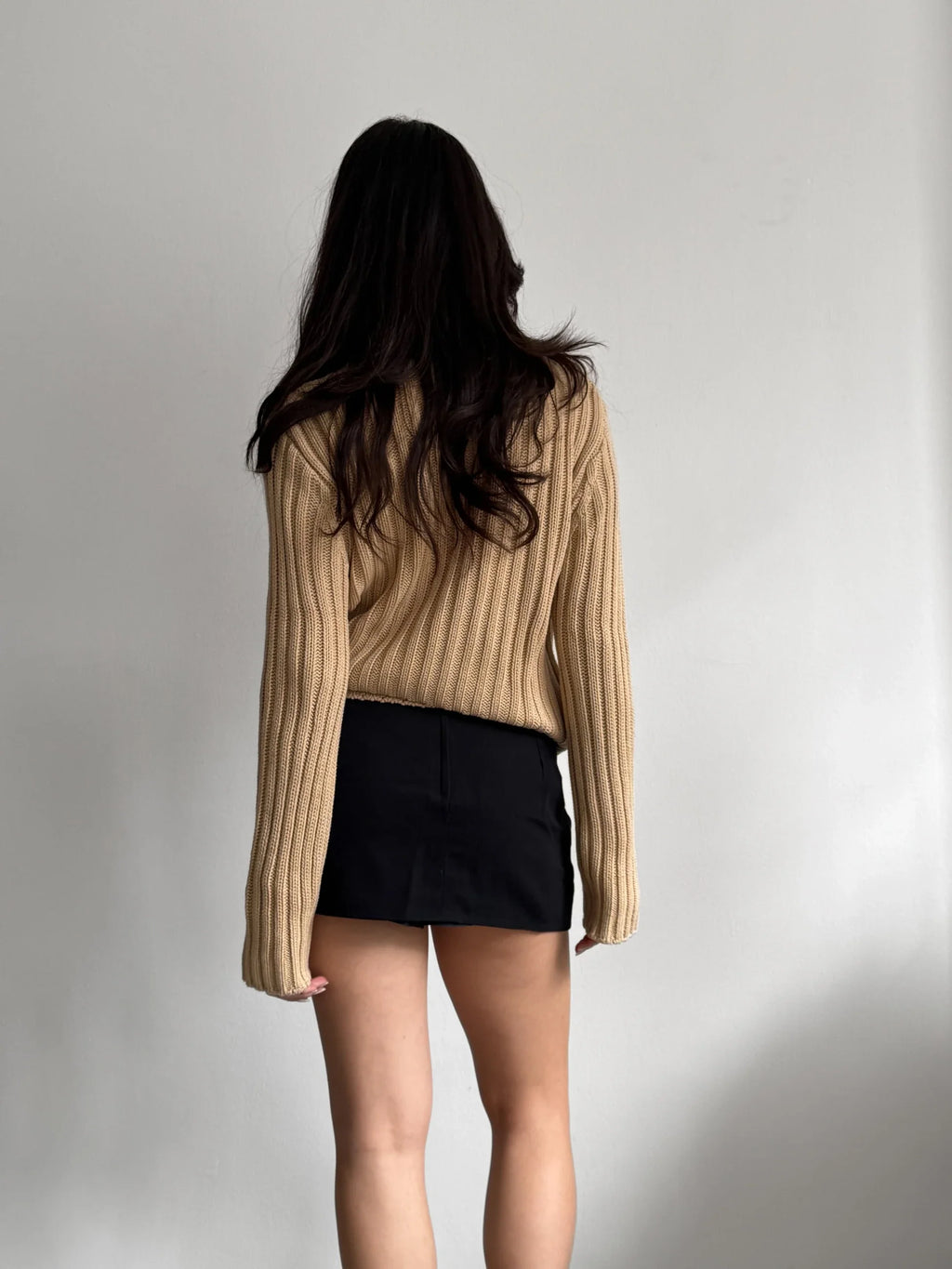 Cream Rengi Knit Sweater