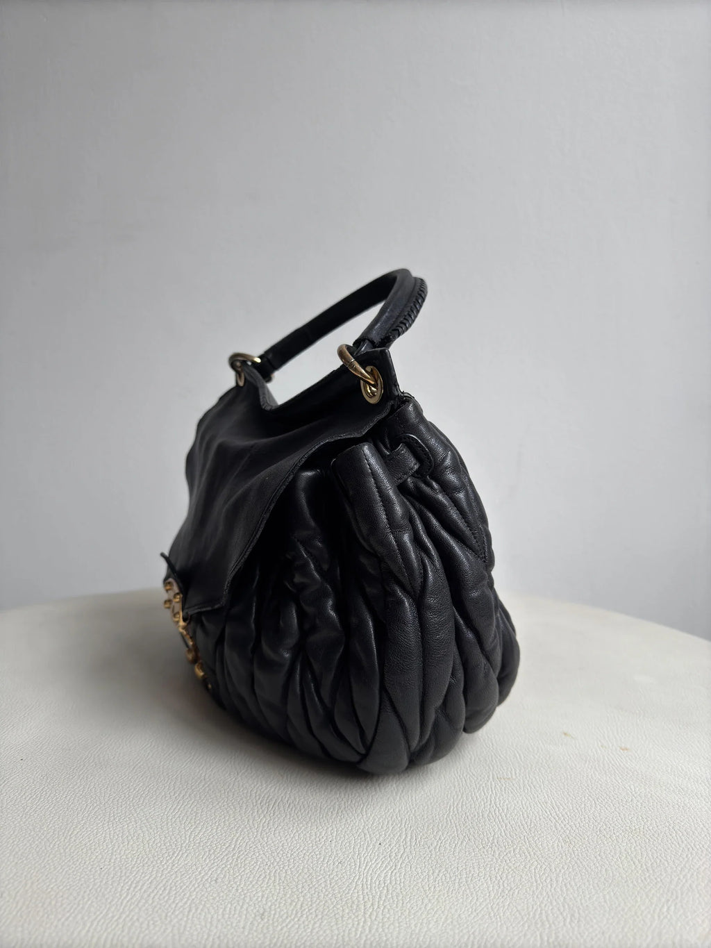 Miu Miu Snap Hobo Bag