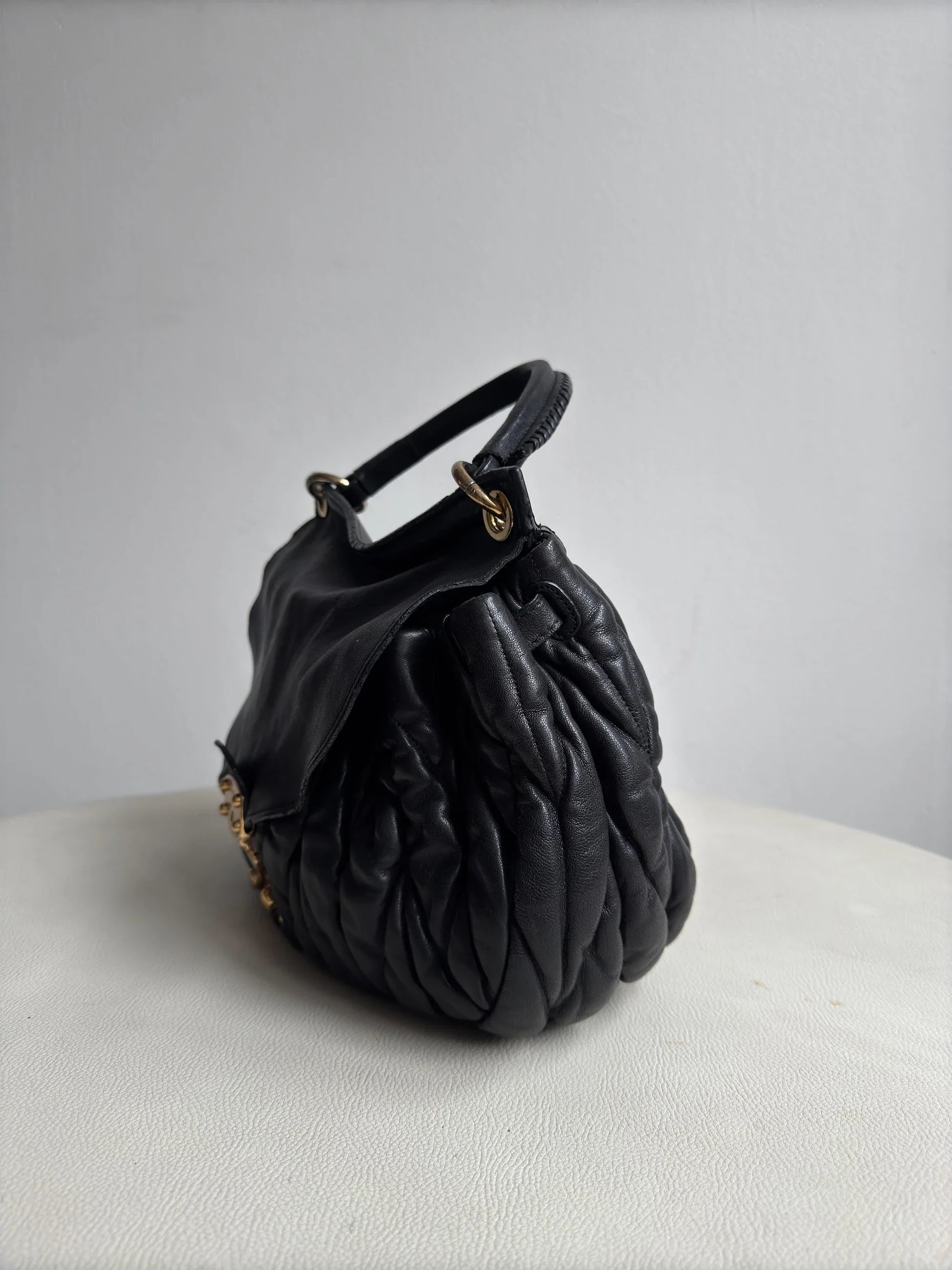 Miu Miu Snap Hobo Bag