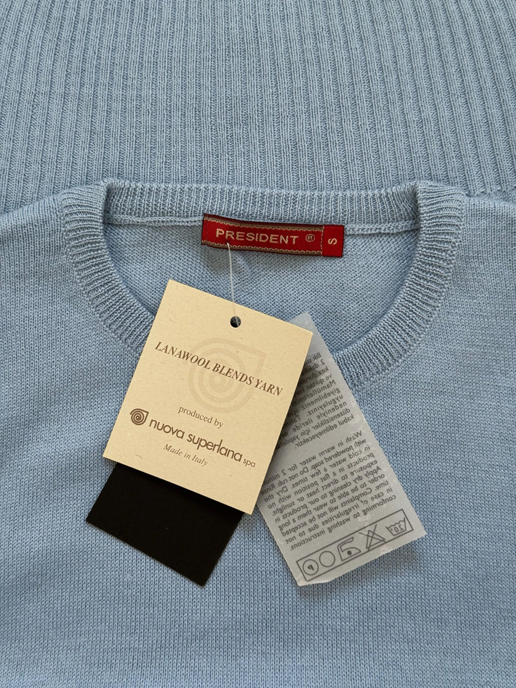 Blue Wool Pullover
