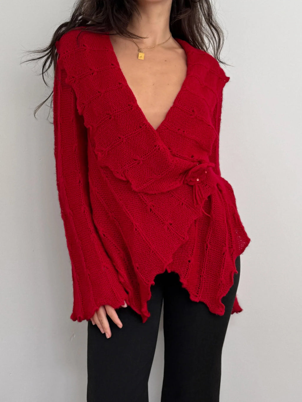 Red Wool Sweater