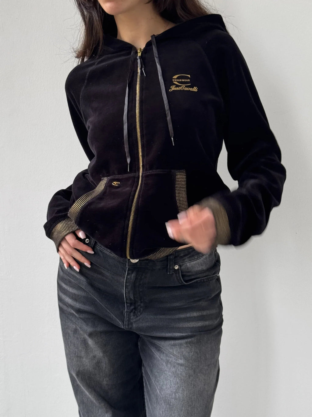 Just Cavalli Hooded Cardigan