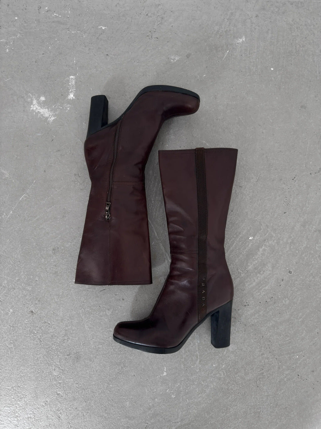 Prada Heeled Ankle Boots