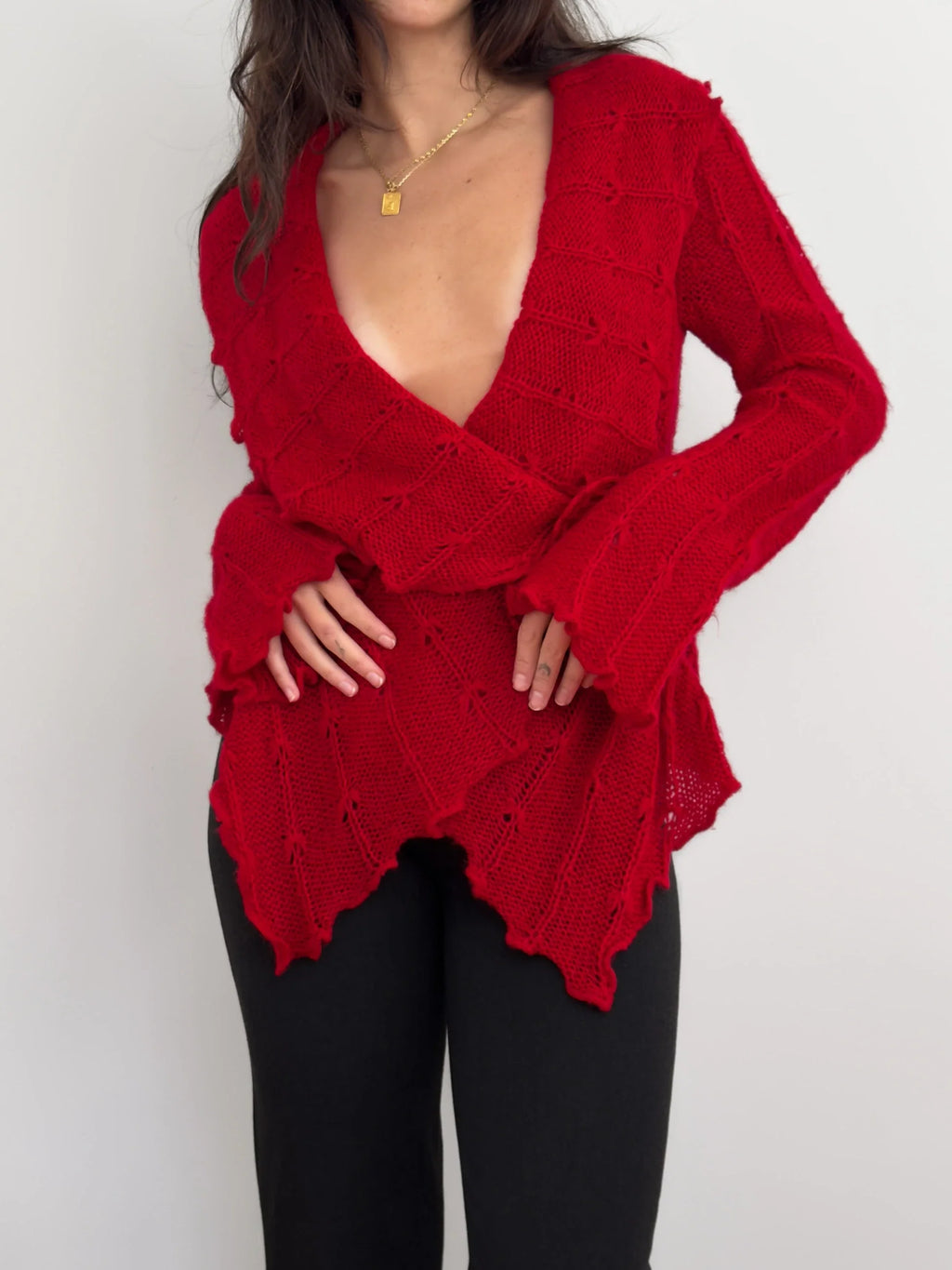 Red Wool Sweater