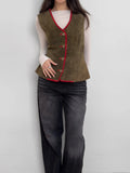 Green Suede Vest
