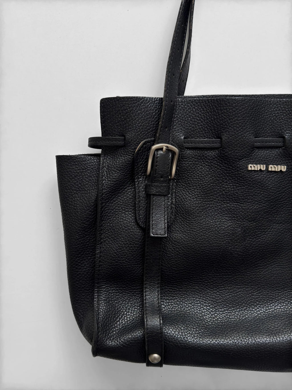 Miu Miu Leather Tote Bag