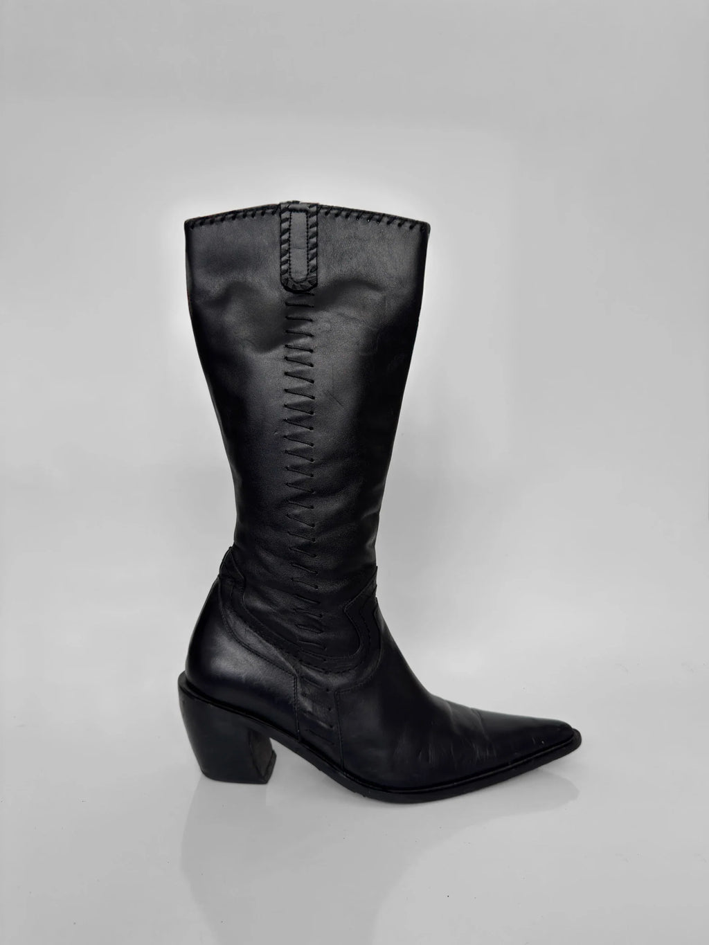 Black Leather Boots