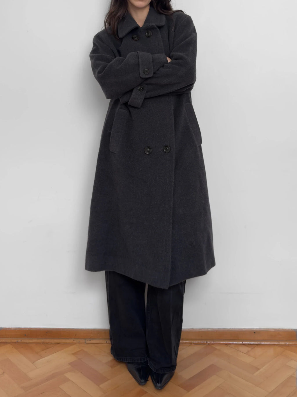 Anthracite Wool Coat