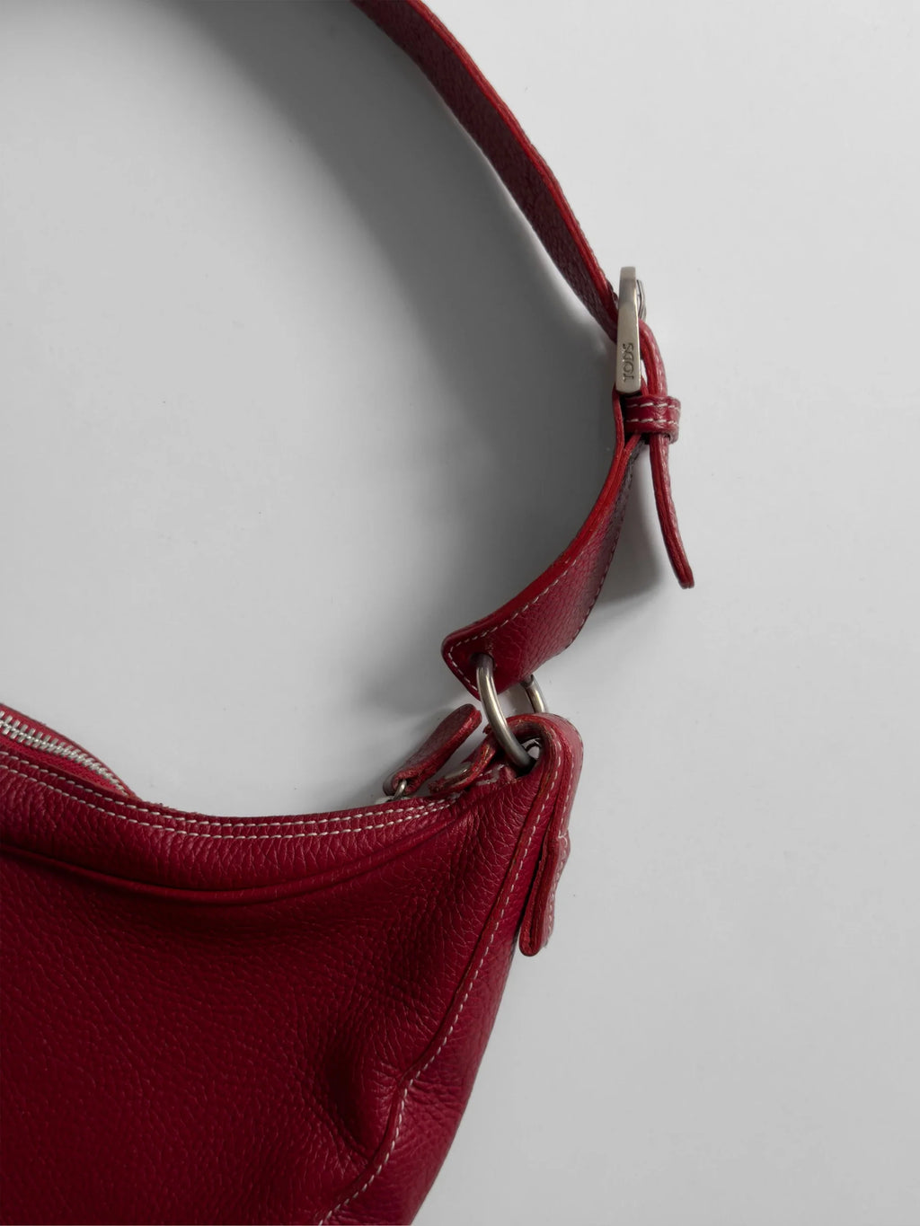 Tod's Red Leather Bag