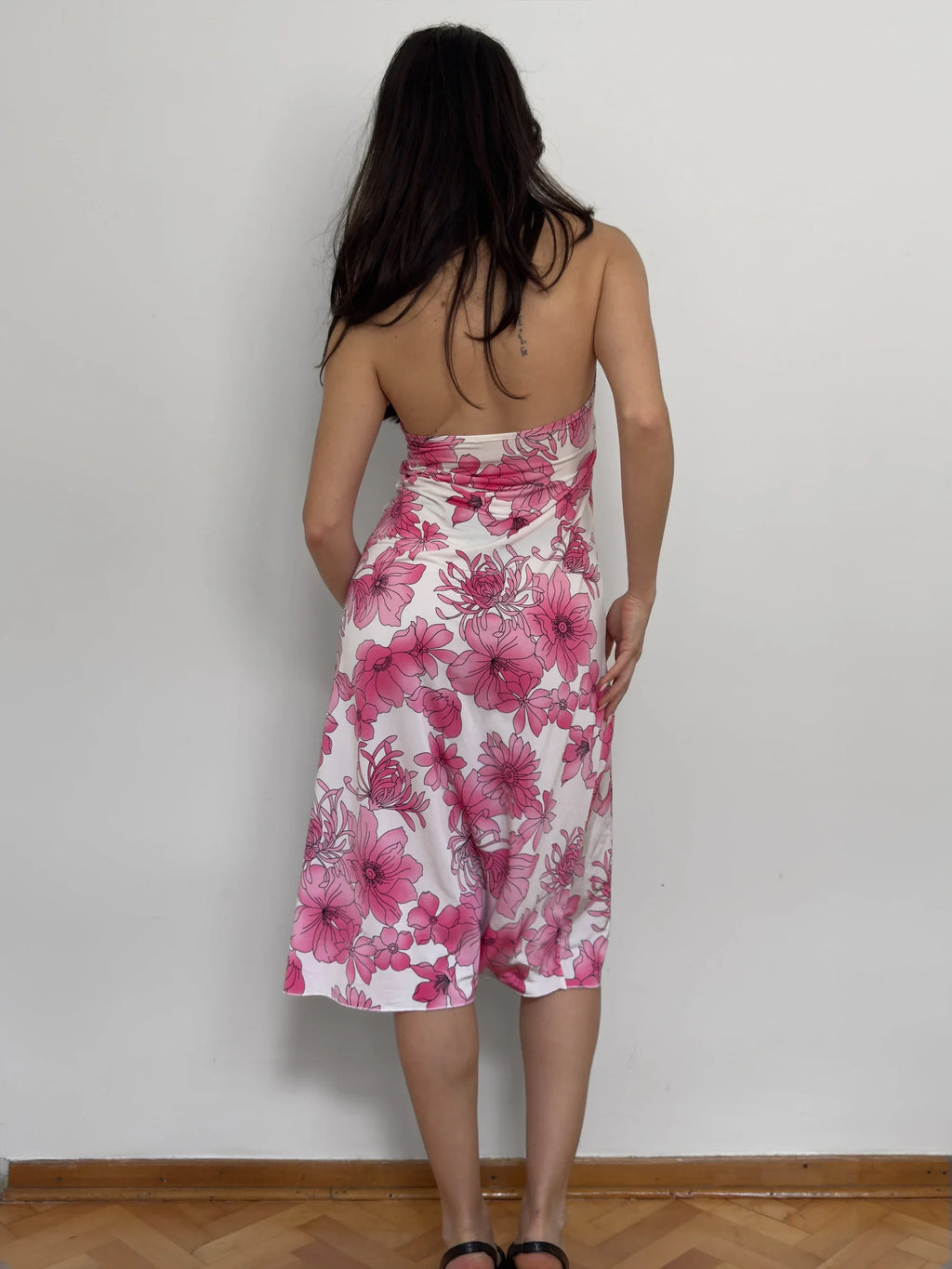 Pink Floral Dress