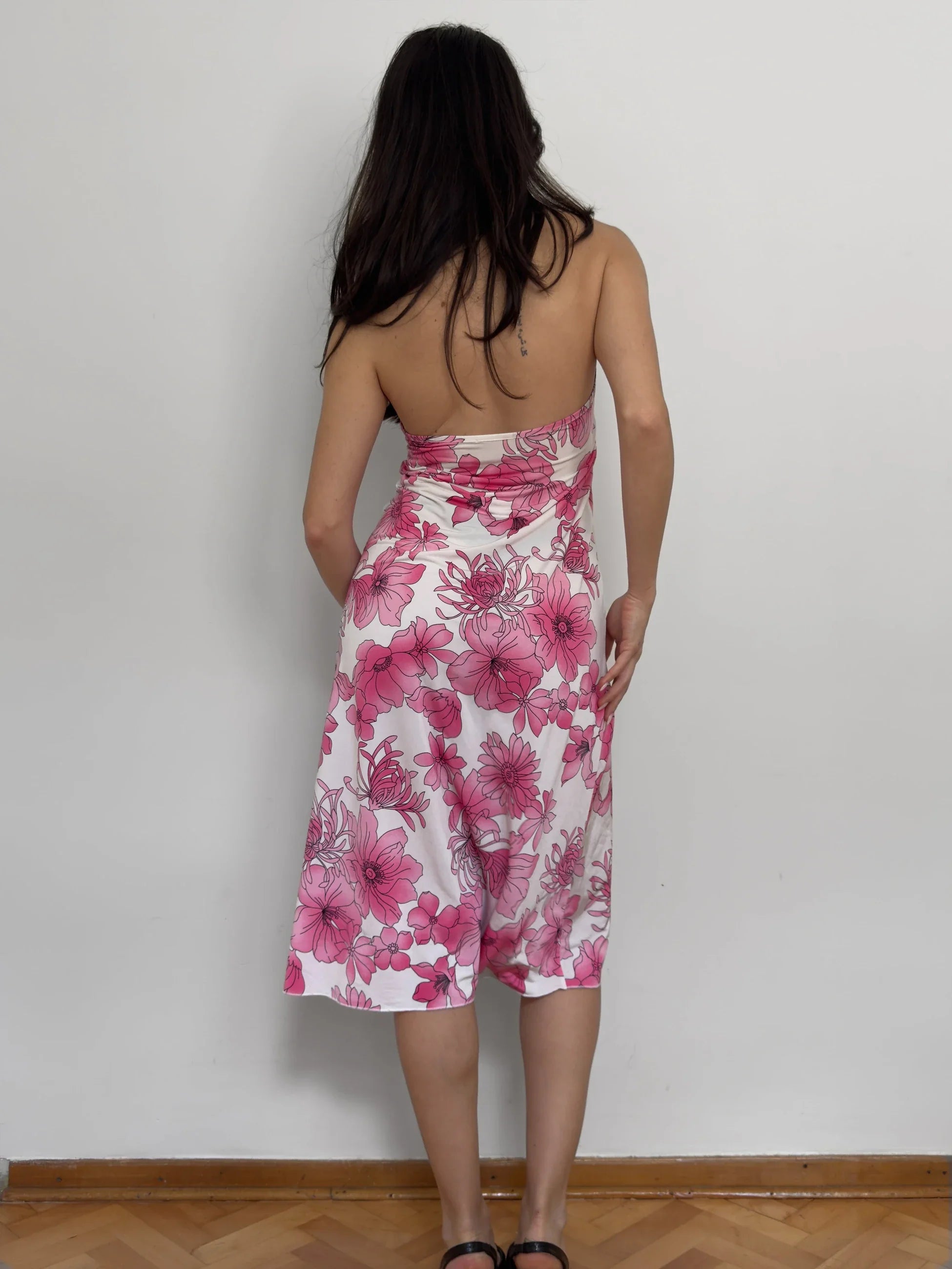 Pink Floral Dress