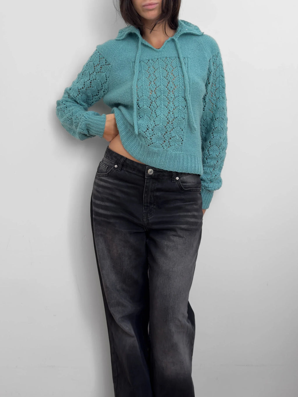 Blue Wool Sweater