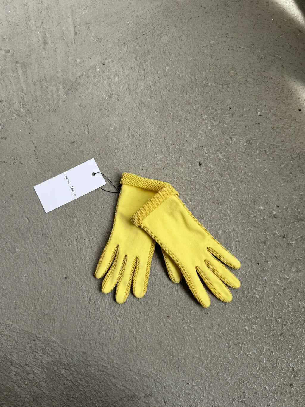 Yellow French Gloves