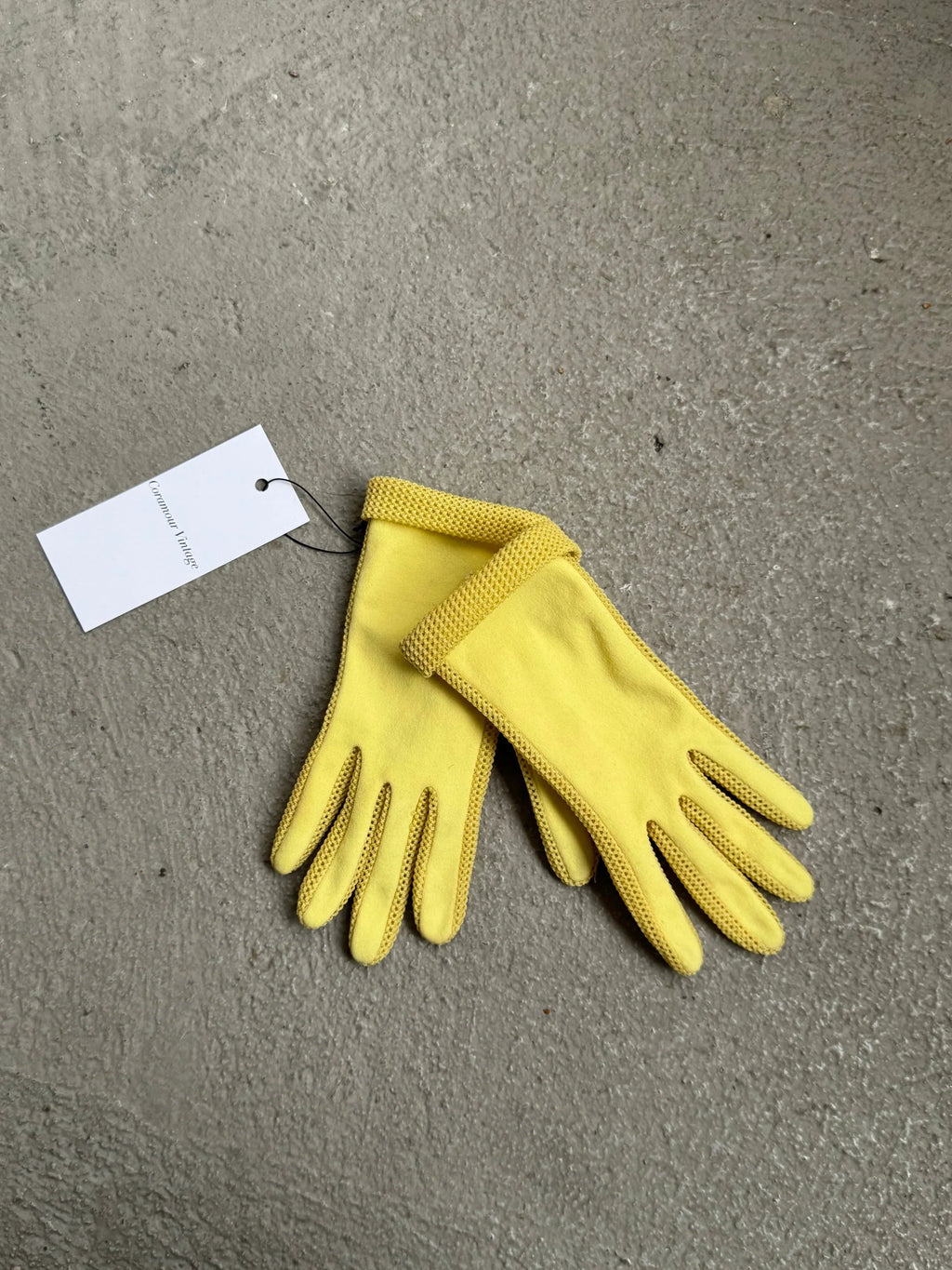Yellow French Gloves