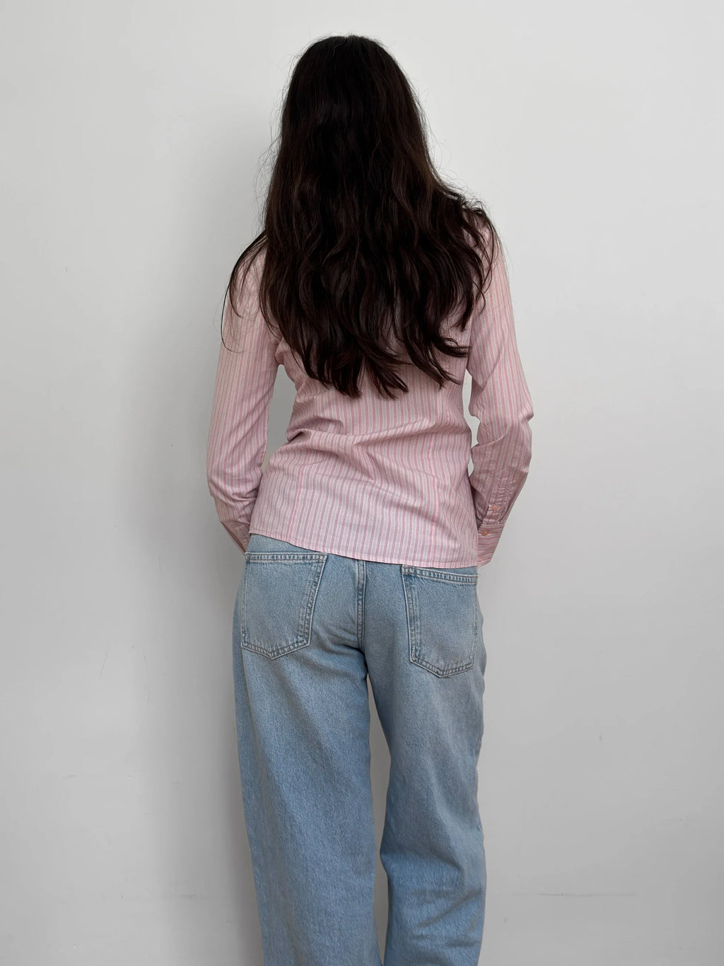 Pink Striped Shirt