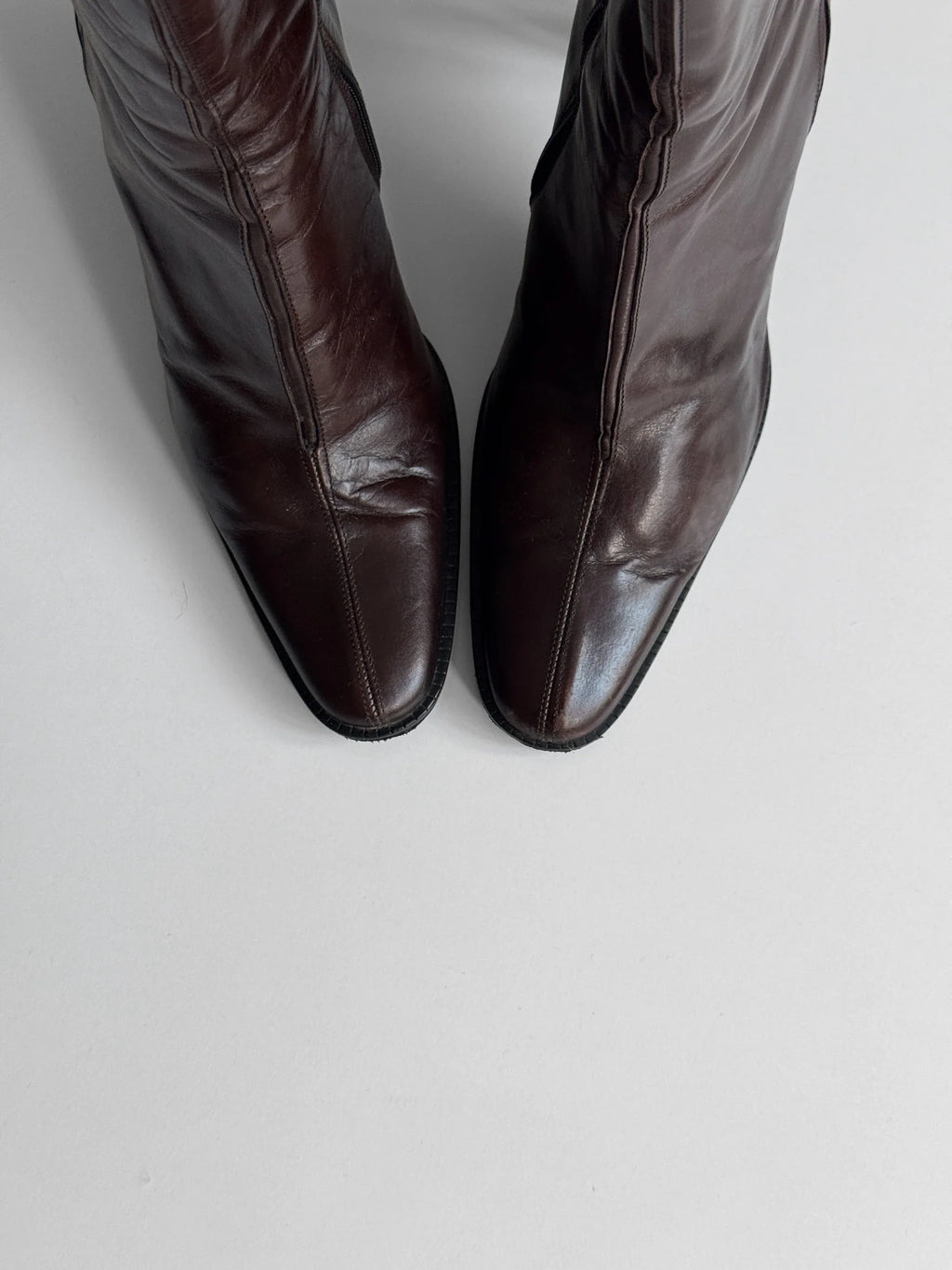 Brown Leather Ankle Boot