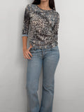 Patterned Shimmer Blouse