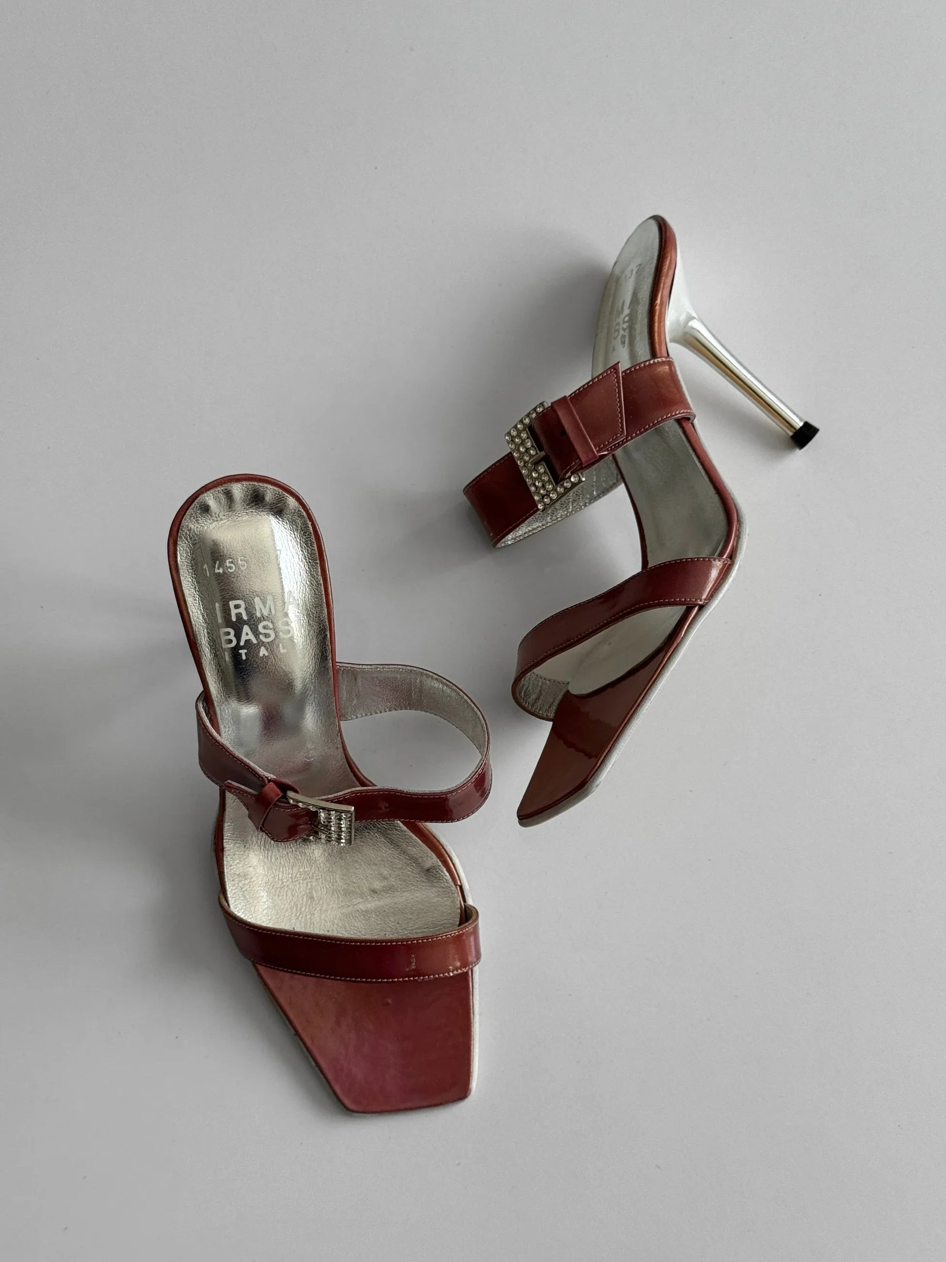 Irma Bassi Heeled Mules