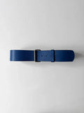 Blue Leather Belt