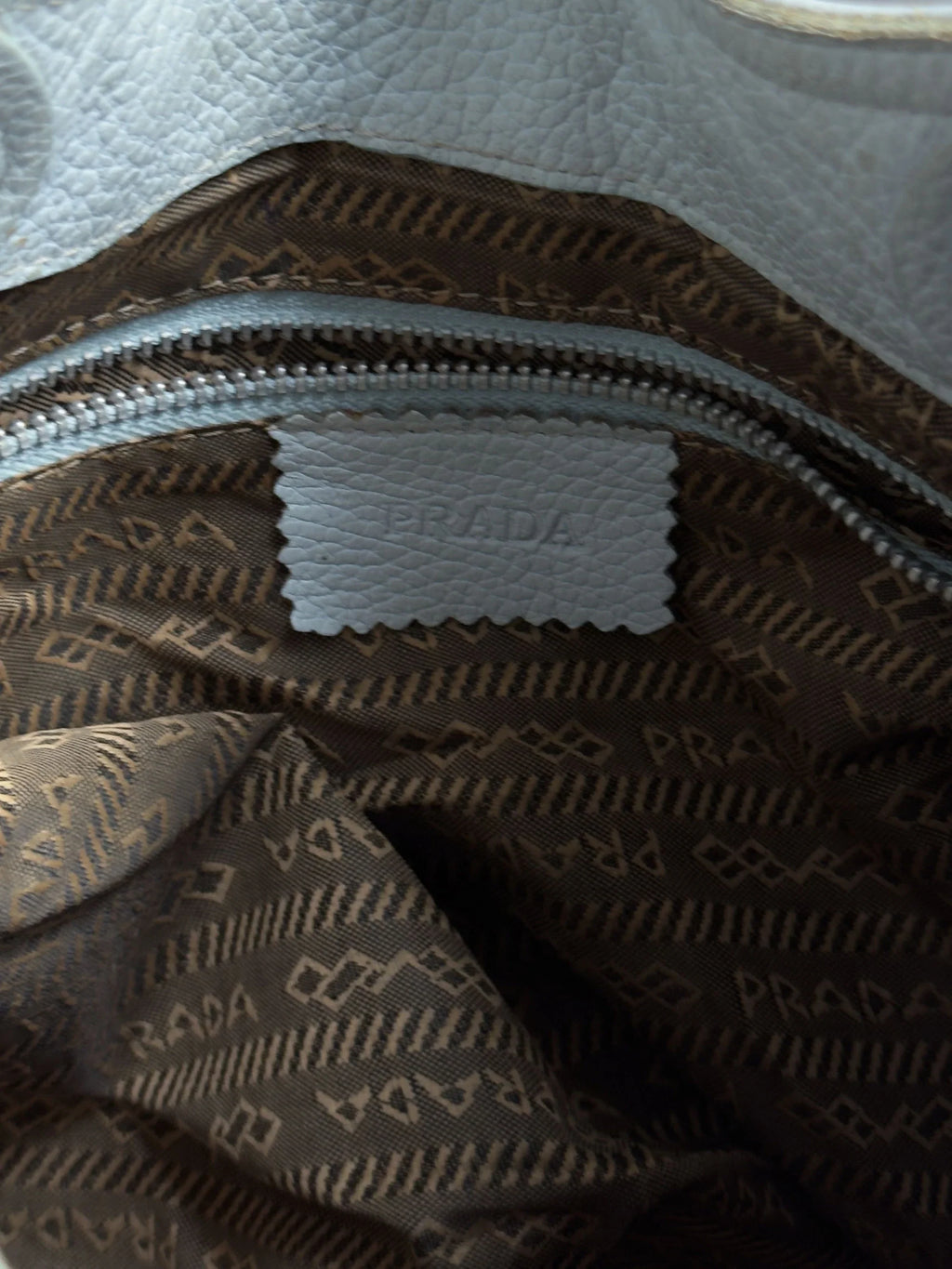 Prada Blue Shoulder Bag