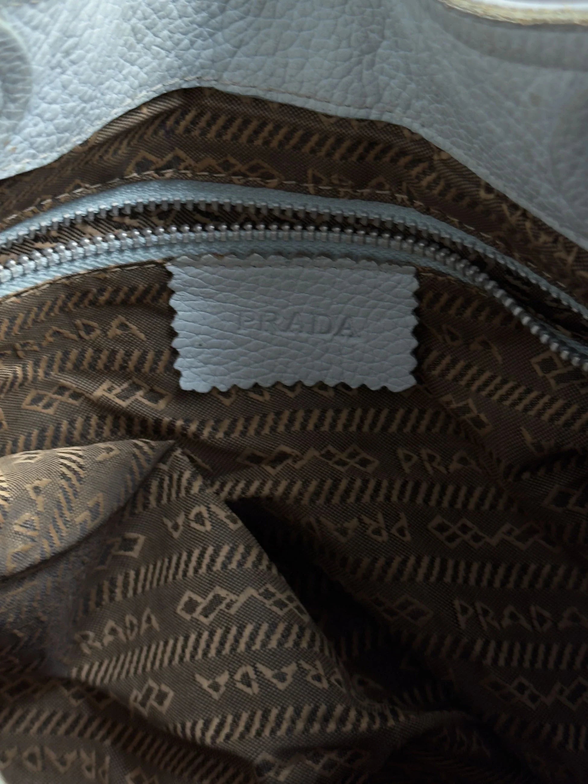 Prada Blue Shoulder Bag