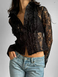 Black Lace Shirt