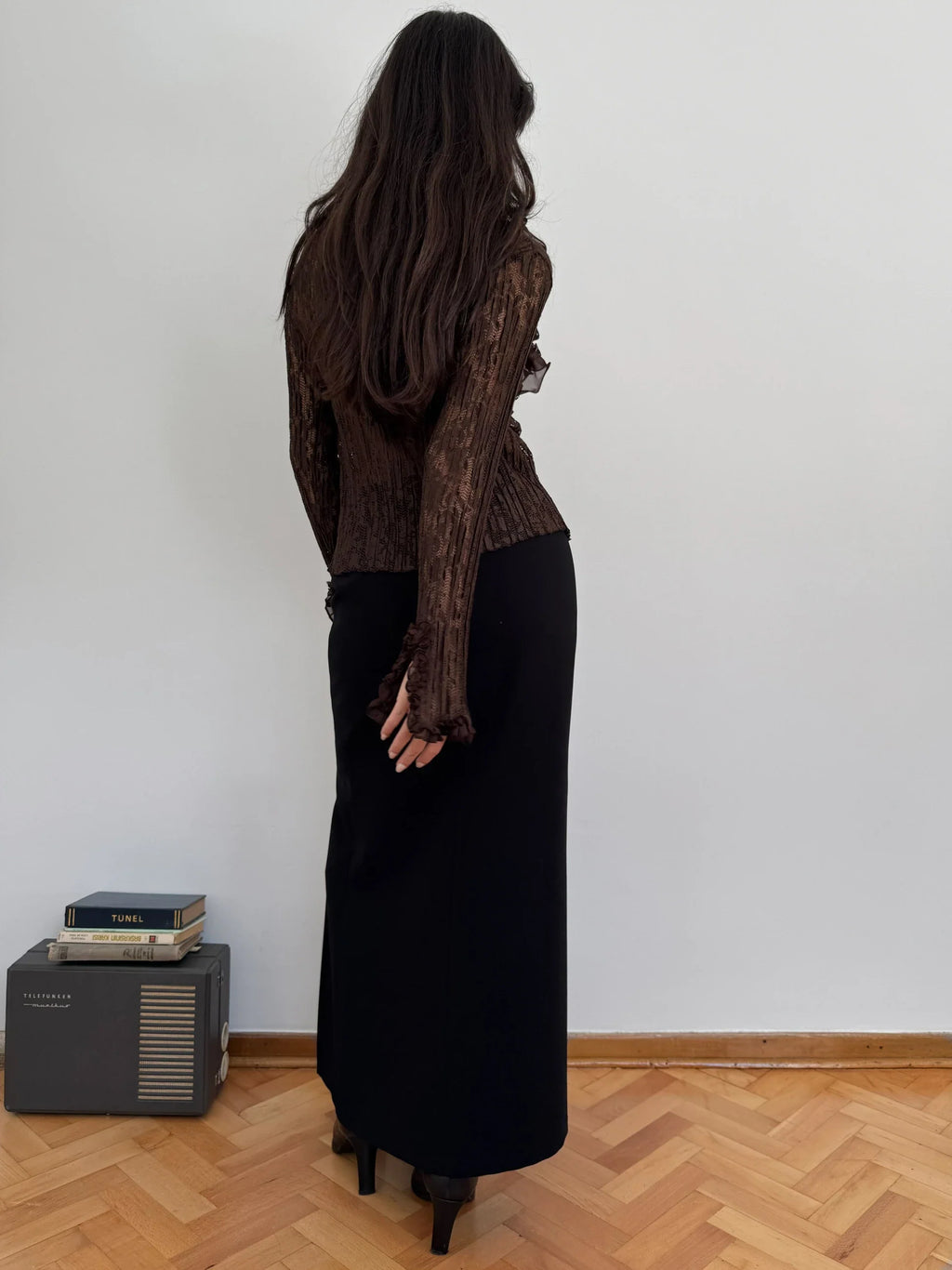 Brown Lace Blouse