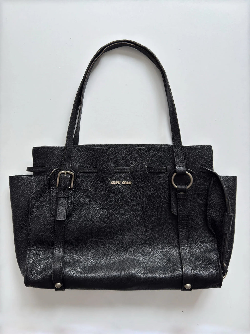 Miu Miu Leather Tote Bag
