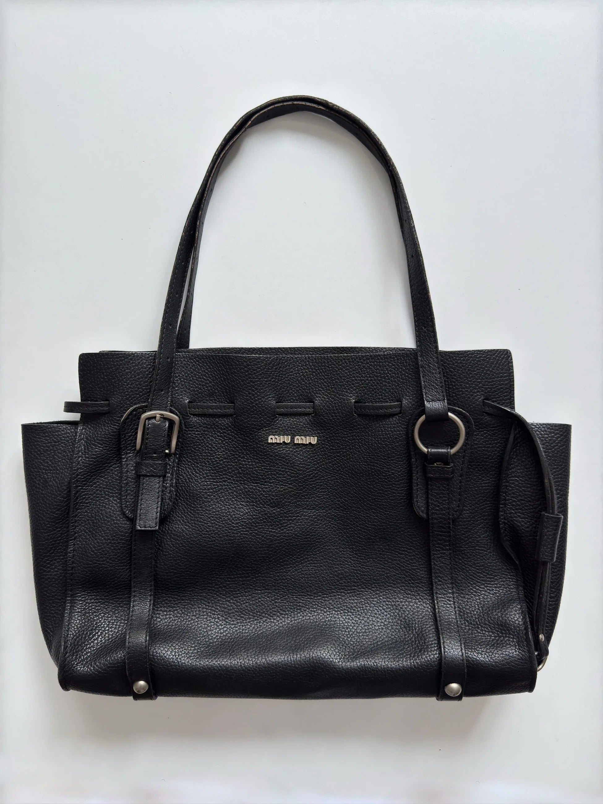 Miu Miu Leather Tote Bag