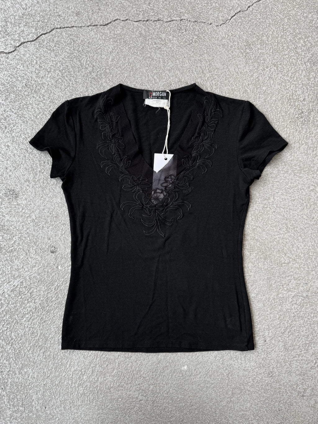 Morgan Tulle-Detailed Blouse