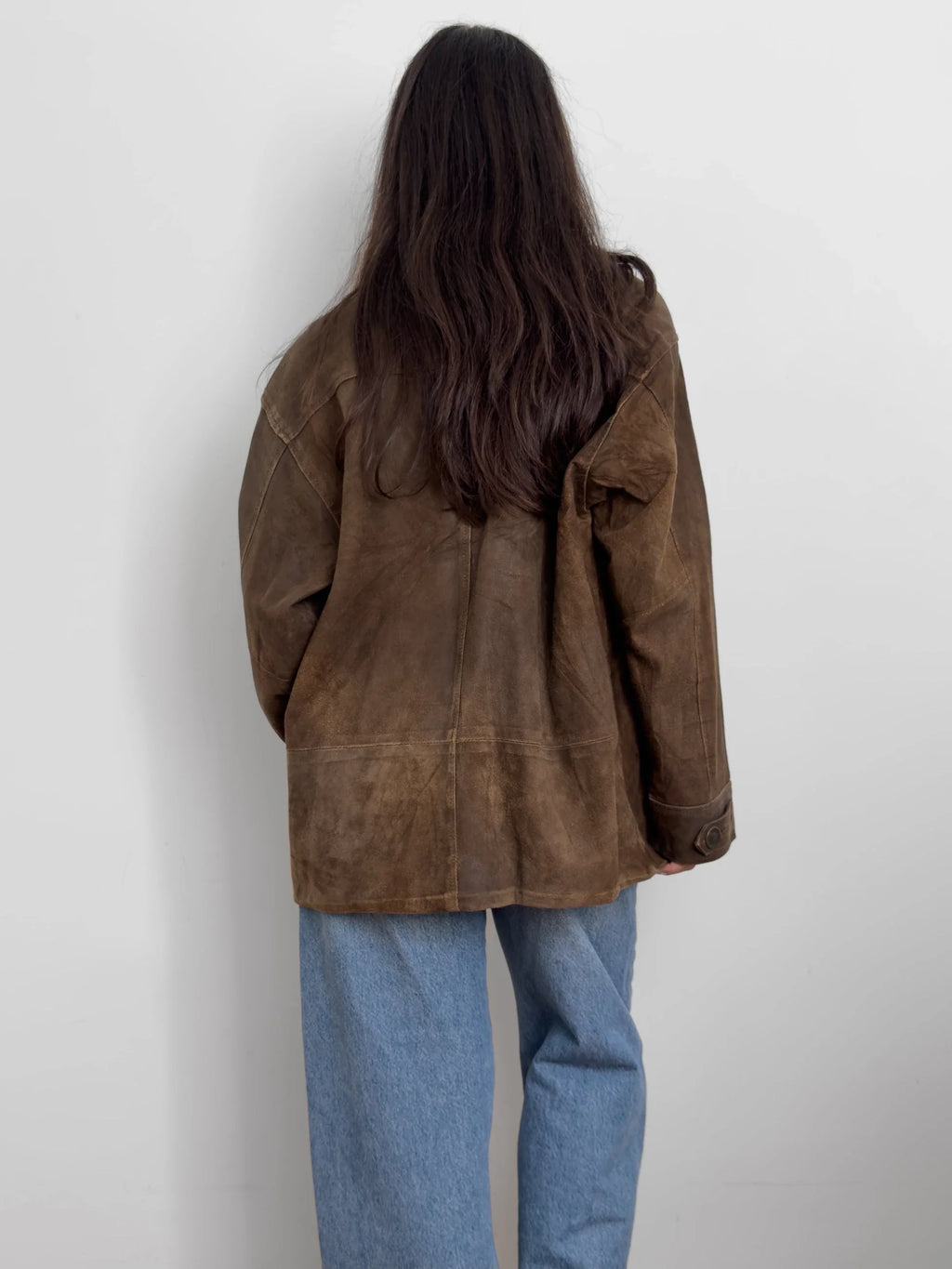 Brown Suede Coat