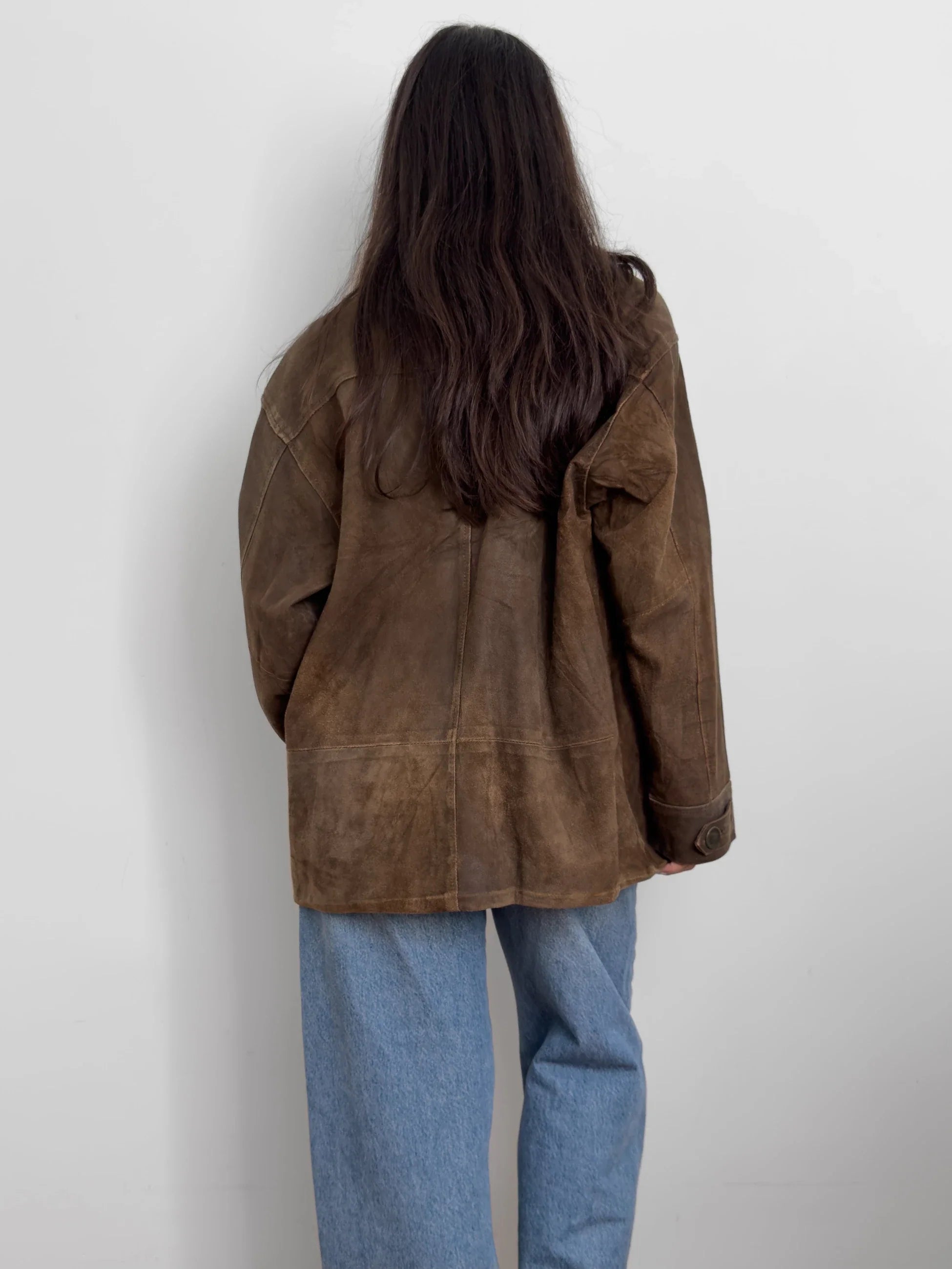Brown Suede Coat