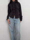 Black Striped Shirt