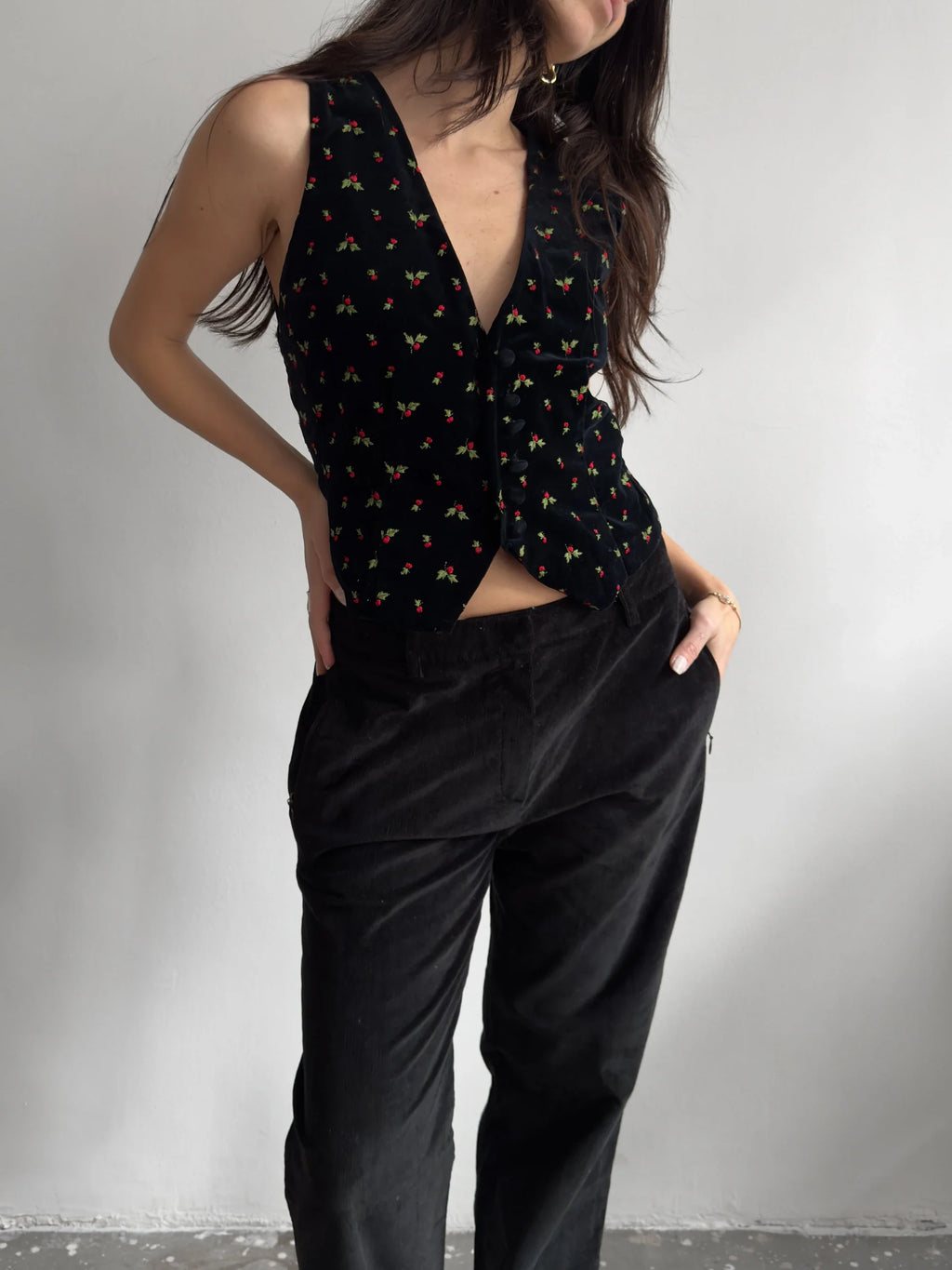 Hand-Stitched Embroidered Vest