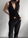 Hand-Stitched Embroidered Vest
